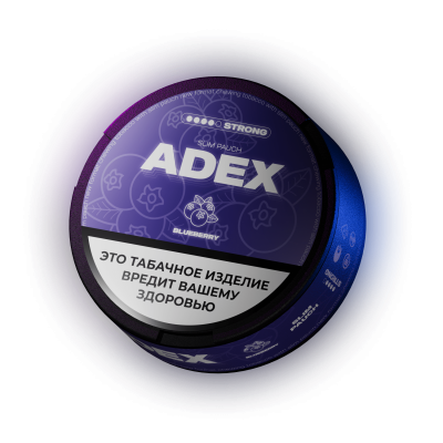 Купить Жевательный табак ADEX SLIM STRONG "Blueberry" Жевательный табак ADEX SLIM STRONG "Blueberry"